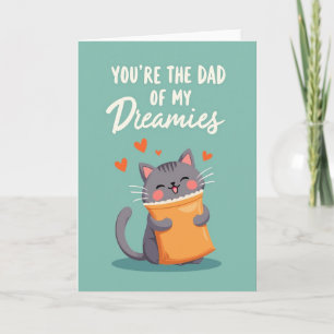 Dreamy Dad Cat Card