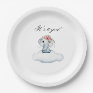 Dreamy Days with Rosie the Elephant. Paper Plate