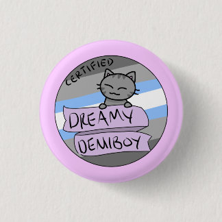 Dreamy Demiboy 3 Cm Round Badge