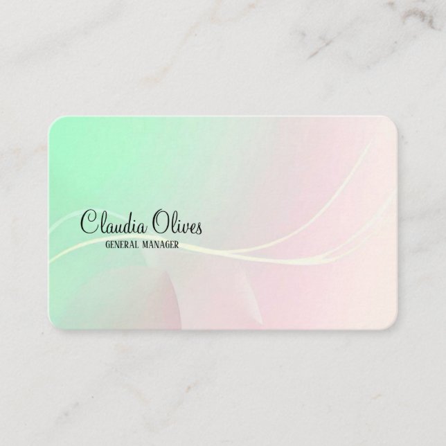 Dreamy Designs Business Card (Front)