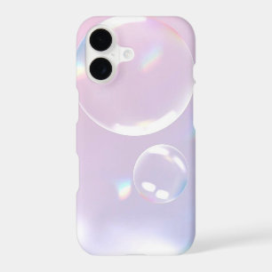 Dreamy Dimension: Holographic Bubble iPhone Case
