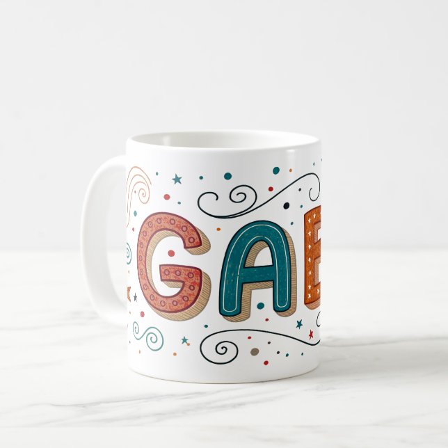 Dreamy Doodles Gaby Coffee Mug (Front Left)