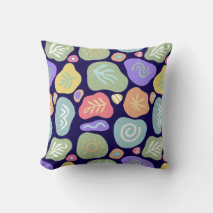 Dreamy Doodles – Vibrant Boho Nature Motif Design Cushion