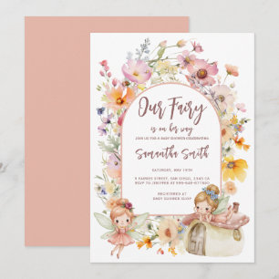 Dreamy Fairyland Baby Shower Invitation