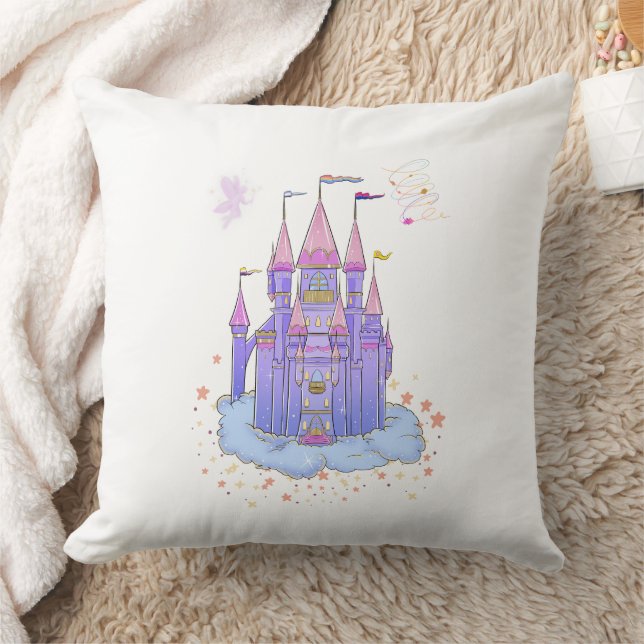 Dreamy Fairytale Castle- A Magical Touch Cushion (Blanket)