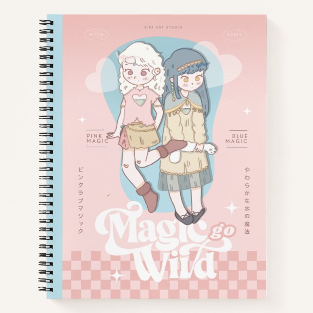 🫧 Dreamy Fantasy Girls🫧 Notebook (Front)