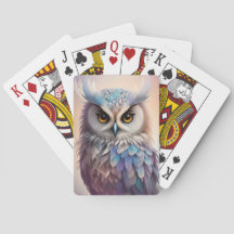 Dreamy Fantasy Owl Soft Pastel Colours