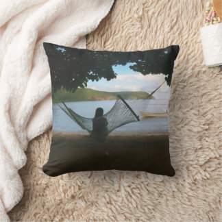 Dreamy Fiji Beach Landscape  Cushion