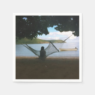 Dreamy Fiji Beach Landscape  Napkin