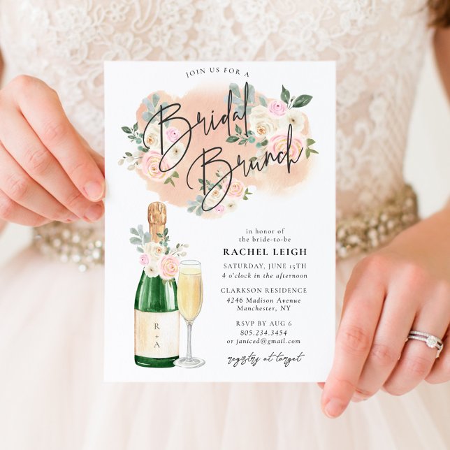 Dreamy Floral V2 Bridal Brunch Invitation (Creator Uploaded)