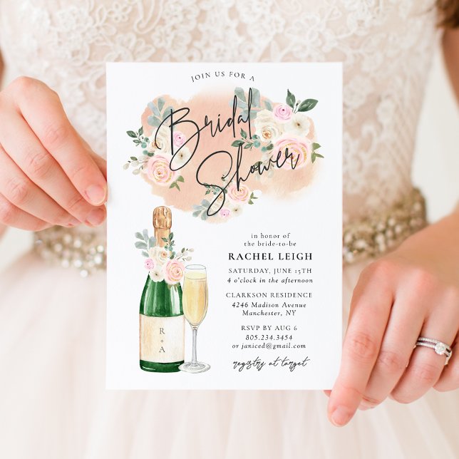 Dreamy Floral V2 Bridal Shower Invitation (Creator Uploaded)
