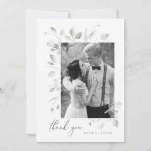 Dreamy Foliage Thank You Card
