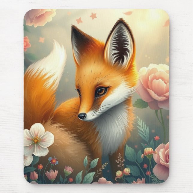 Dreamy Fox  Mouse Pad (Front)