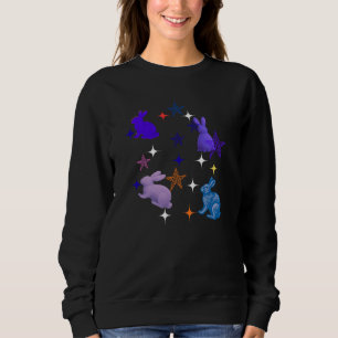 Dreamy Galaxy Bunnies Sweatshirt