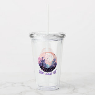 Dreamy Halloween Night Acrylic Tumbler