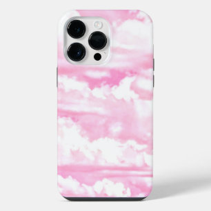 Dreamy Happy Pink Clouds iPhone 14 Pro Max Case
