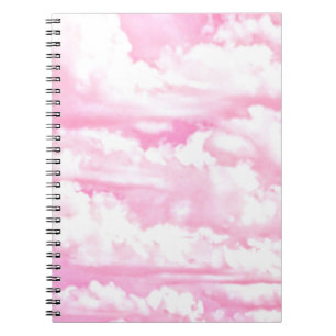 Dreamy Happy Pink Clouds Notebook