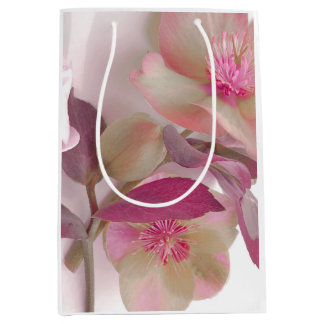 Dreamy Hellebores Paper Placemat Medium Gift Bag