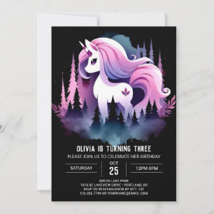 Dreamy Horse Birthday Invitation
