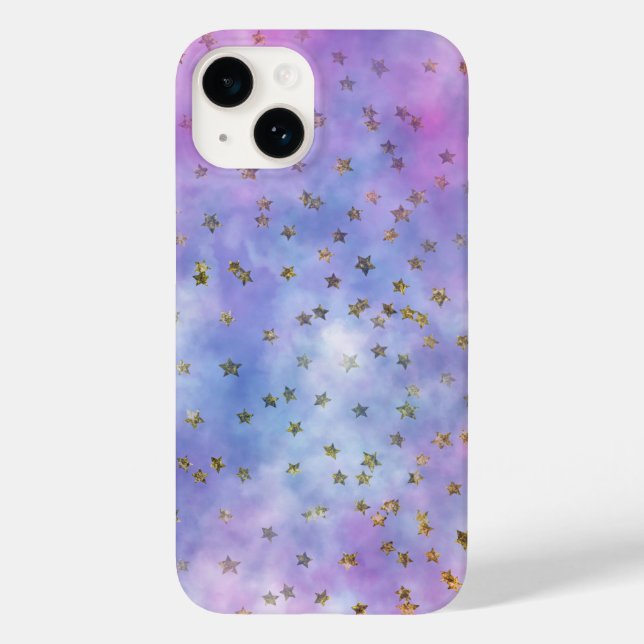 Dreamy Inspiring Clouds and Stars Case and Cover (Back)