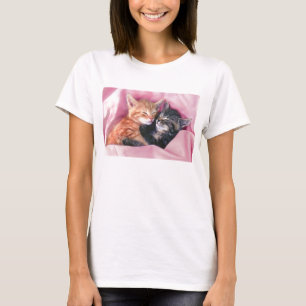 dreamy kittens women's baby doll shirt