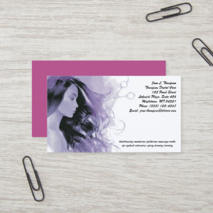 💜 Dreamy Lavender Beauty Business Card