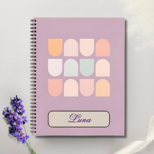 Dreamy Lavender Colour Block Notebook
