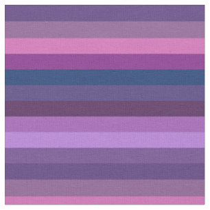 Dreamy Lavender & Plum Moody Stripe Pattern Fabric