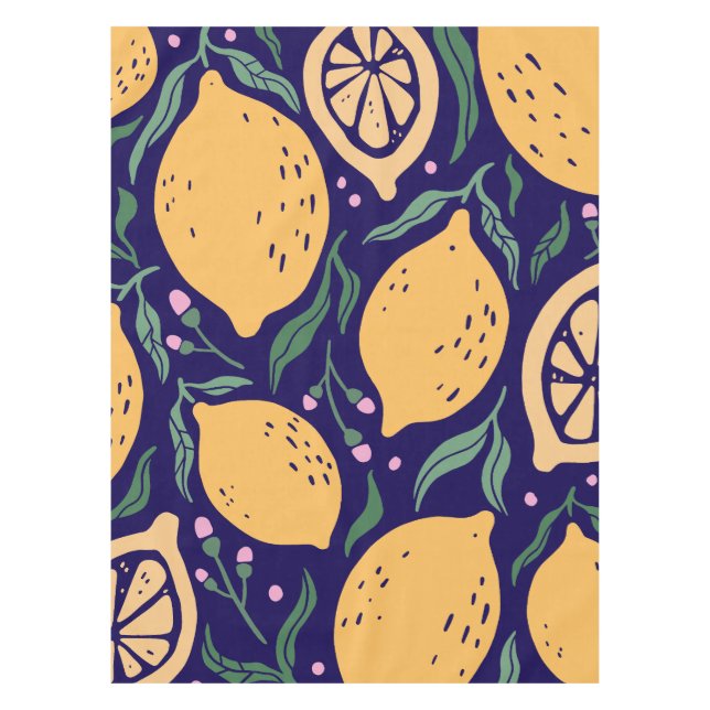 Dreamy Lemons Tablecloth (Front)