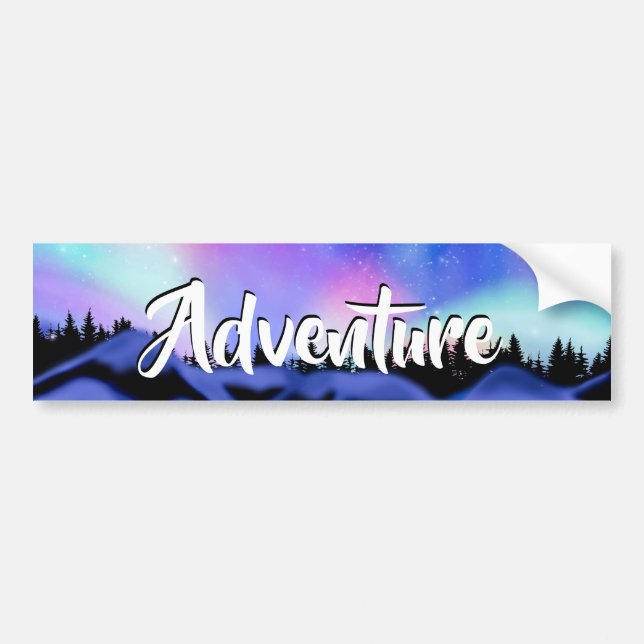 Dreamy Lights Bumper Sticker (Front)