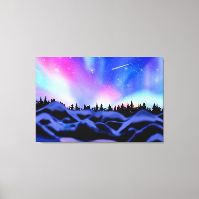 Dreamy Lights Canvas Print (Front)