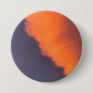 Dreamy, magical clouds  in dreamy, magical colours 7.5 cm round badge