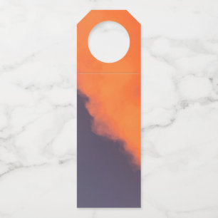 Dreamy, magical clouds in dreamy, magical colours bottle tag