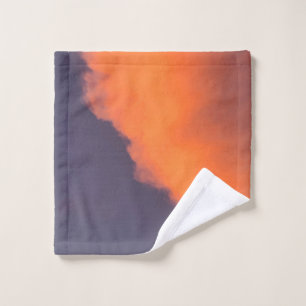 Dreamy, magical clouds in dreamy, magical colours wash cloth