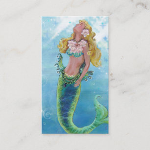Dreamy Mermaid Painting Business Card