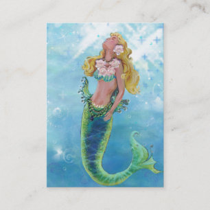 Dreamy Mermaid Painting Business Card