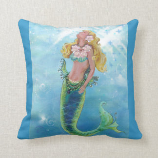 Dreamy Mermaid Painting Cushion