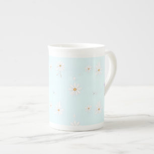 Dreamy Mint Meadow Bone China Mug
