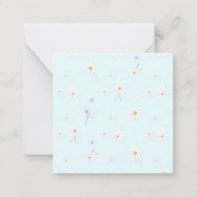 Dreamy Mint Meadow Card (Front)