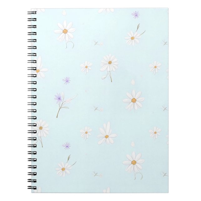 Dreamy Mint Meadow Notebook (Front)