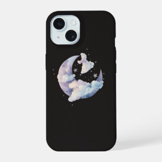 Dreamy Moon and Clouds Phone Case