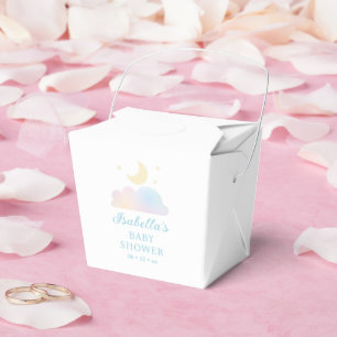 Dreamy Moon and Stars Cloud Nine Baby Shower Favour Box