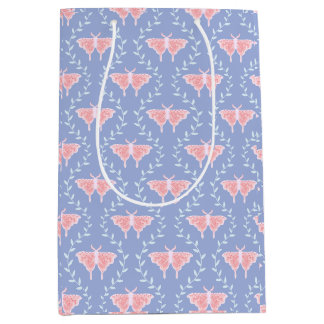 Dreamy Moth & Vine – Whimsical Nature Medium Gift Bag