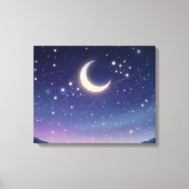 Dreamy Night Glow Canvas Print (Front)