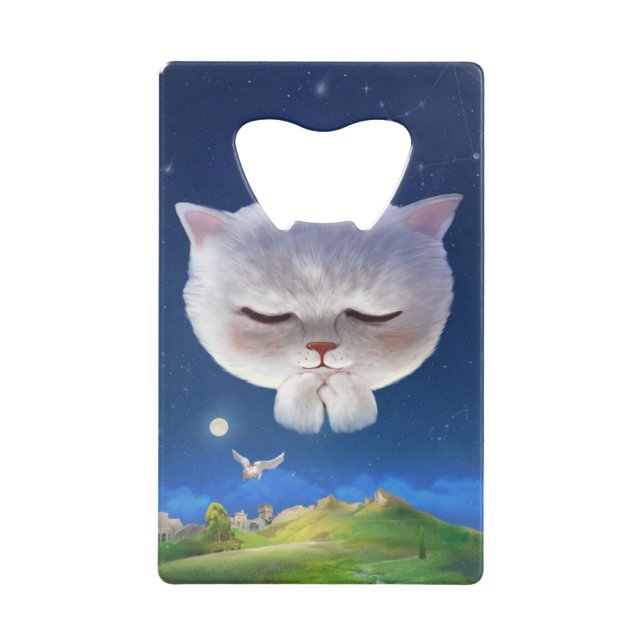 Dreamy Night Sky with Cat (Front)