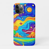 Dreamy Night: Starry Landscape