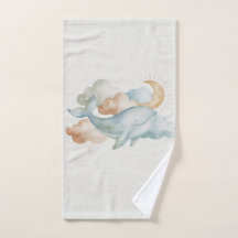 Dreamy Ocean and Cloud Bath Towels 