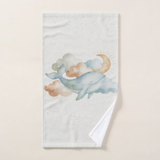 Dreamy Ocean and Cloud Bath Towels 
