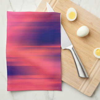 Dreamy Pastel Aura Gradient Blur Abstract Tea Towel