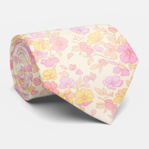 Dreamy Pastel Blossom Tie